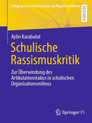 cover image of Schulische Rassismuskritik